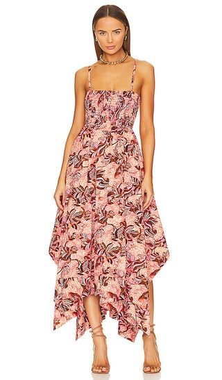 Adriana Dress in Orange & Rose Multi | Revolve Clothing (Global)
