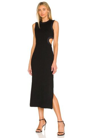 1. STATE Ponte Cut Out Dress in Rich Black from Revolve.com | Revolve Clothing (Global)