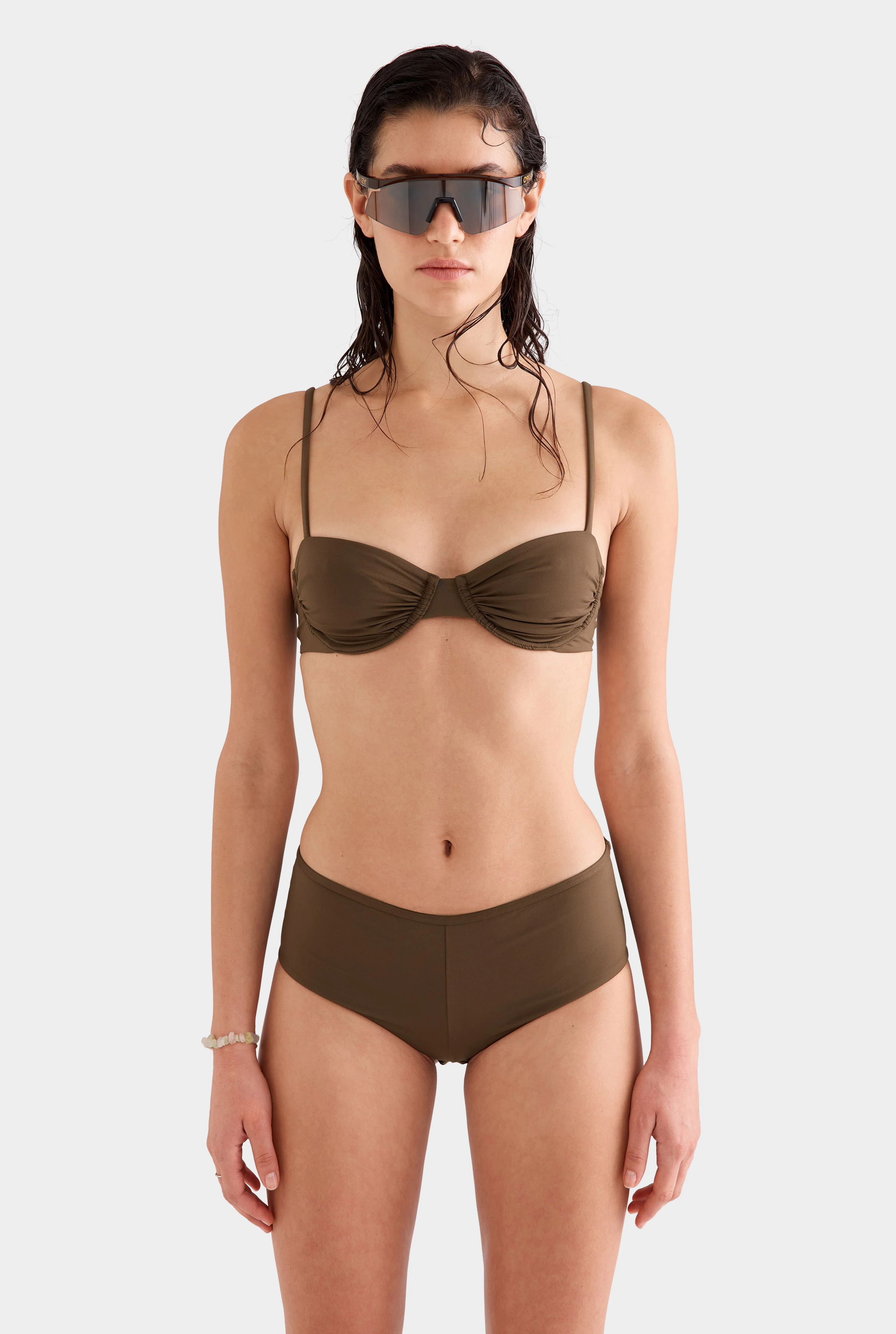 Womens Balconette Swim Top in Cocoa | Venroy | Venroy AU