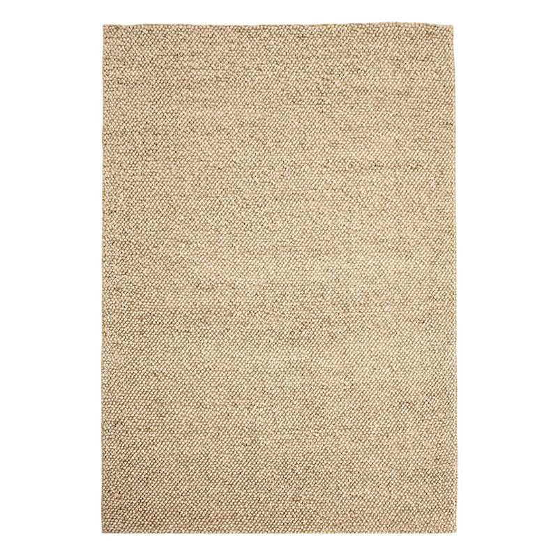 (B770) Gravel Beige Textured Area Rug, 5x7 | At Home