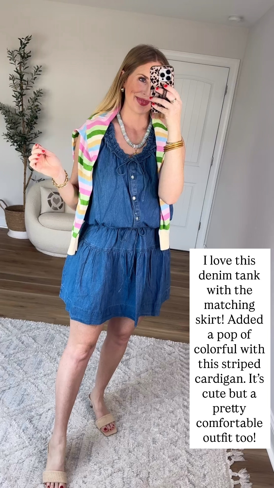 Walmart try on, free assembly, denim skirt

#LTKootd #LTKmomlife