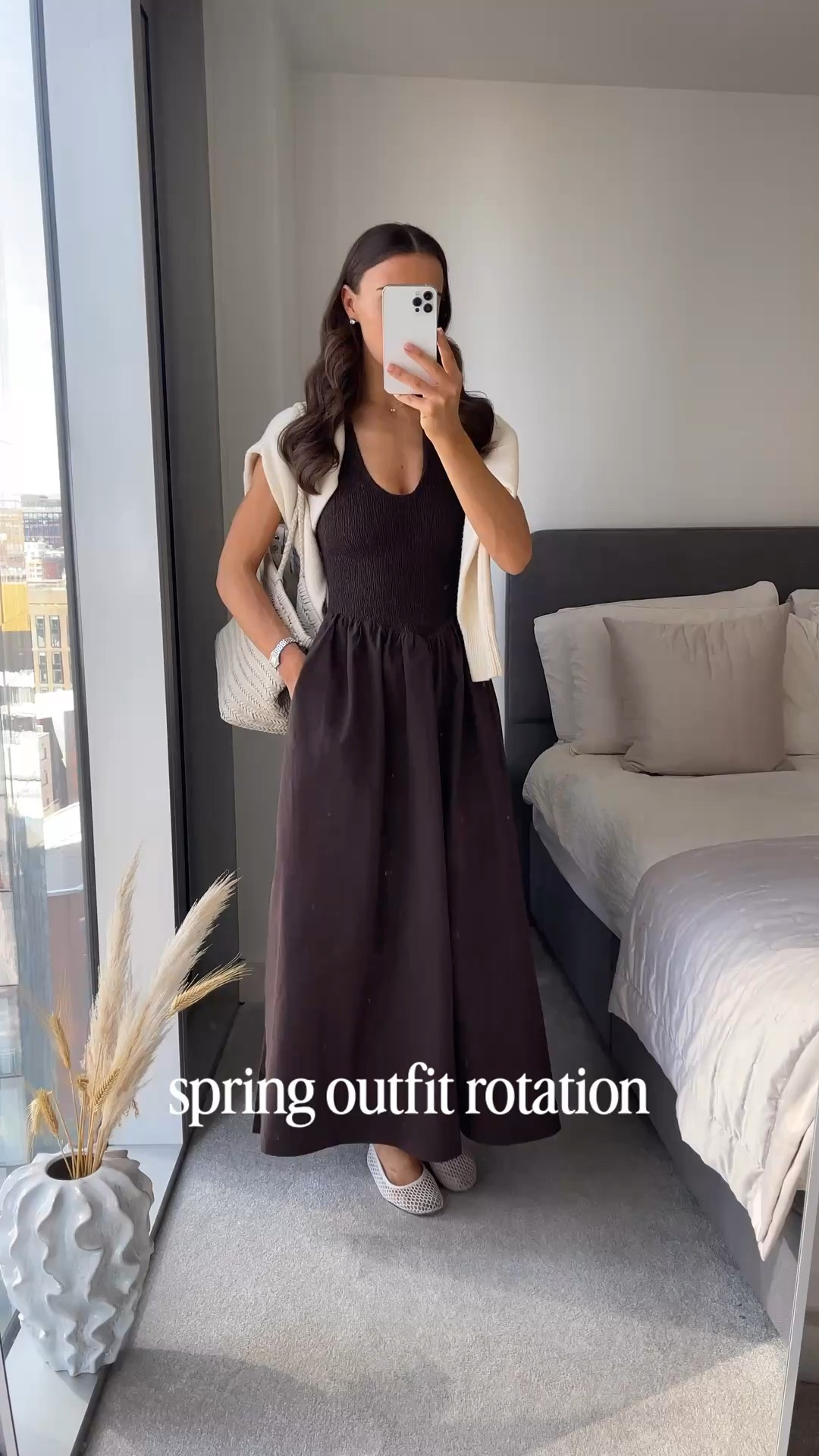 Spring outfit rotation 💐🤍 pink polo knit and brown cardigan is Almina Concept 🫶🏼

#LTKspring #LTKsummer #LTKstyletip