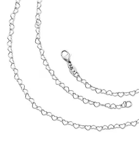 Delicate Connected Hearts Chain | Dillards