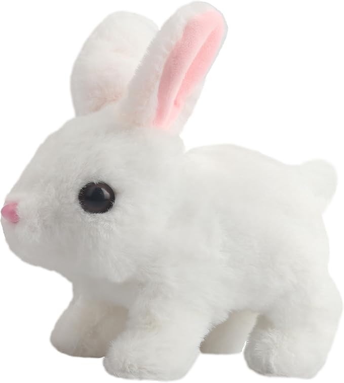 Electronic Plush Hopping Rabbit Toys for Toddlers Kids,Realistic Fun Bunny Interactive Pet Toys f... | Amazon (US)