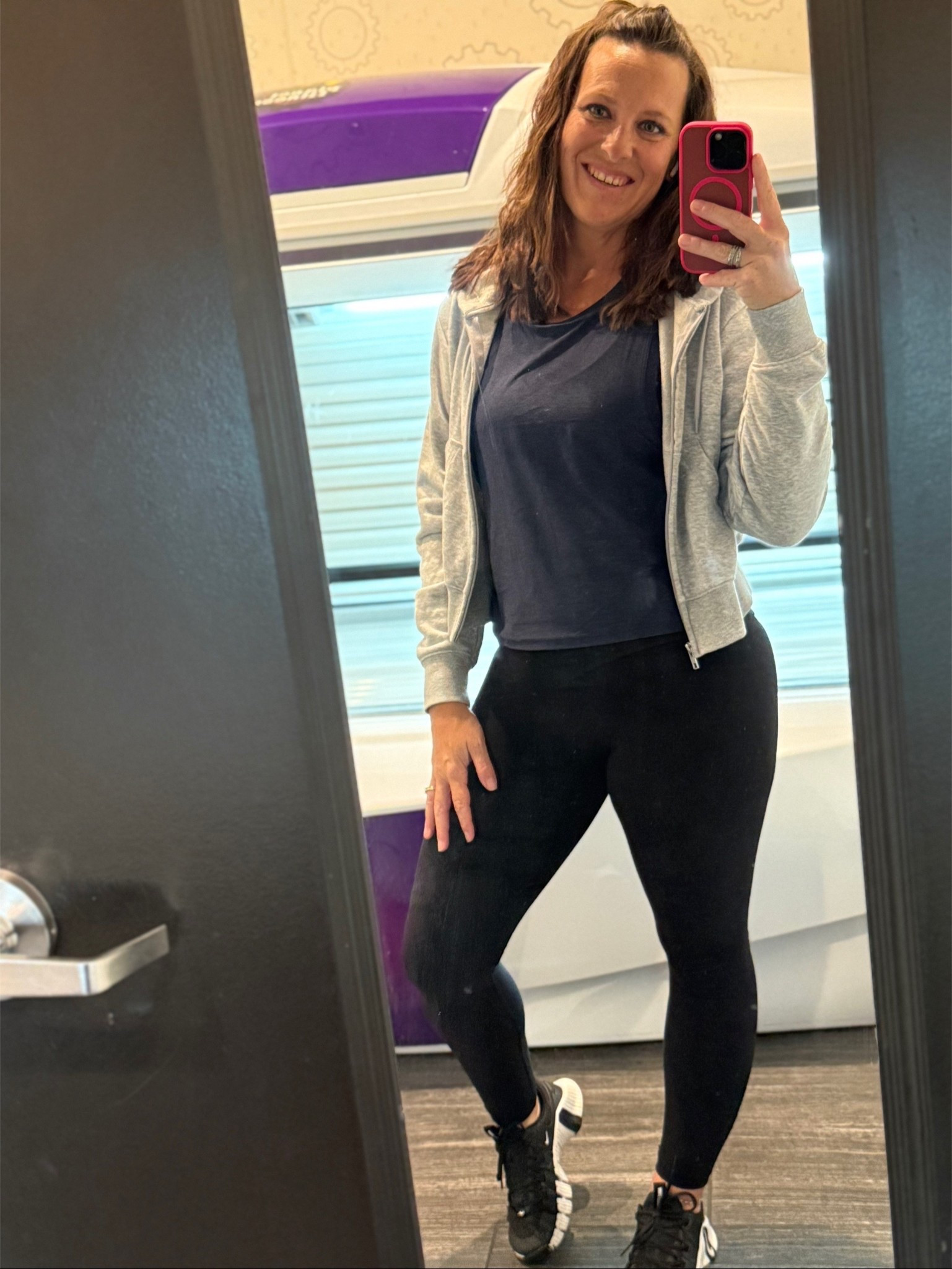 A gym visit a day keeps the dr away or something. 

#LTKStyleTip #LTKOver40 #LTKActive