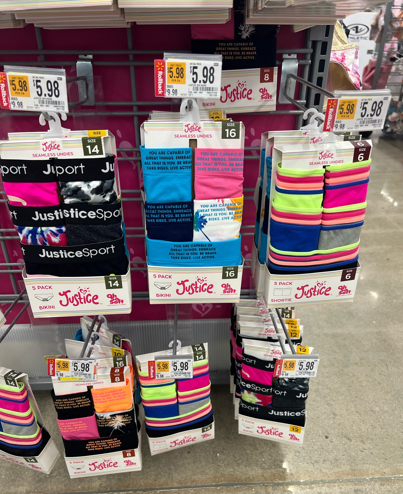 Girl Justice Underwear on Sale! At Walmart 🩷 Linked what I could find online. $5.98 each pack 


#walmart #girls #justice #underwear

#LTKsalealert #LTKFind #LTKkids