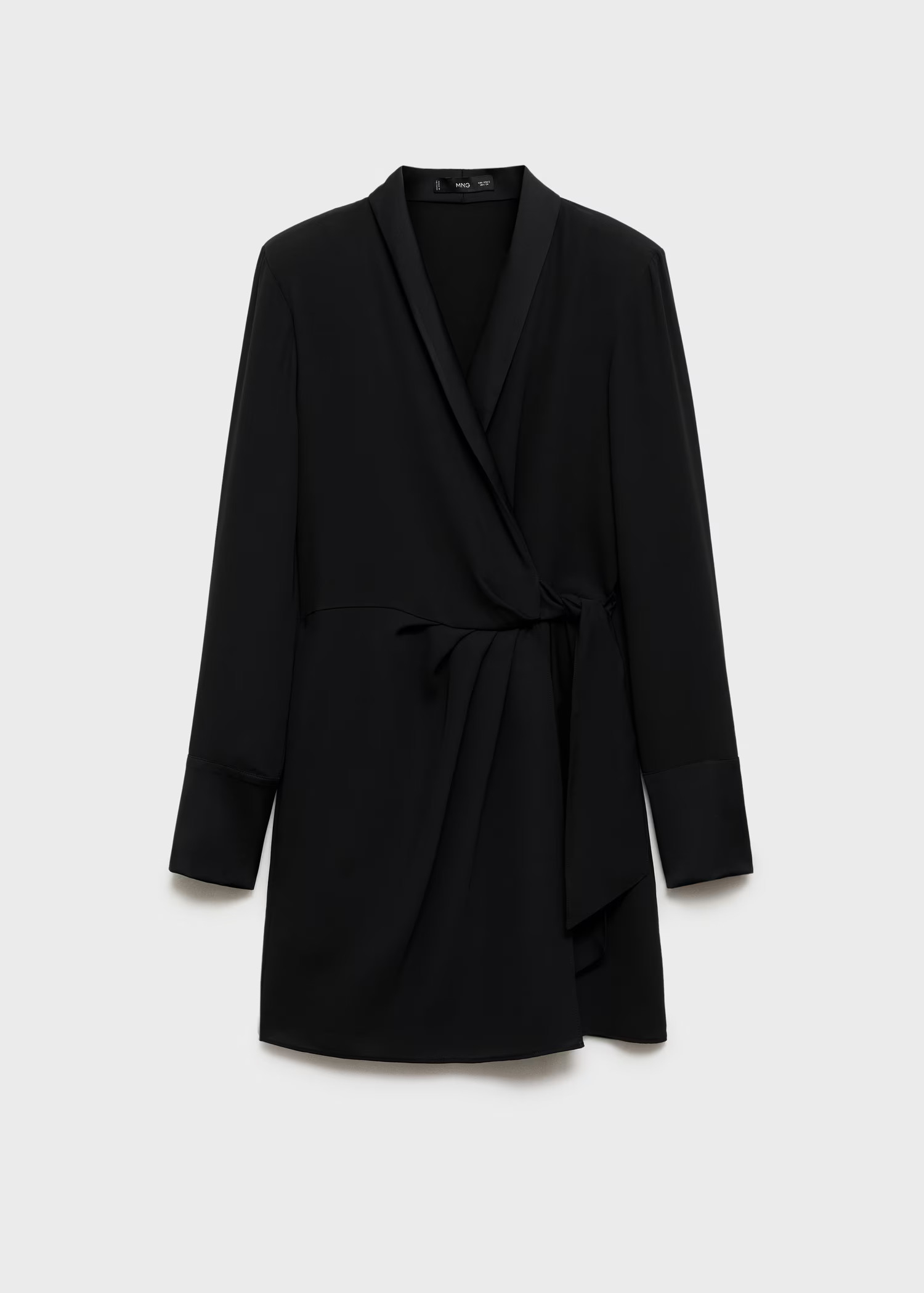 Bow wrap dress - Women | MANGO USA | Mango (US/MX/AU)