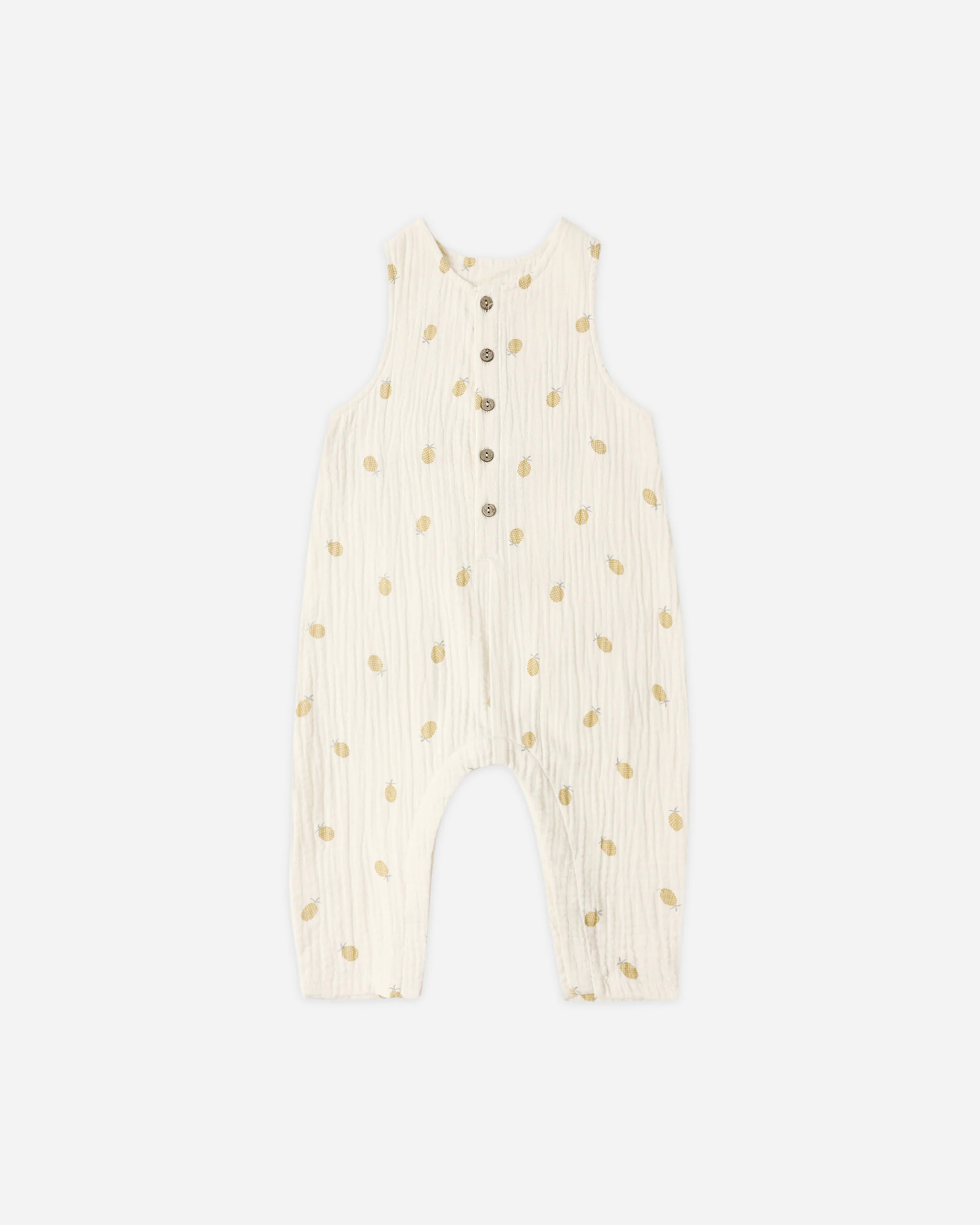 Button Jumpsuit Pineapple | Rylee + Cru