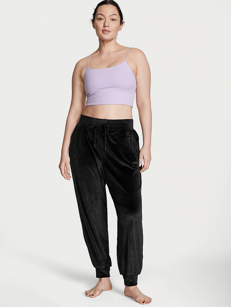 Velour High-Rise Jogger Pants | Victoria's Secret (US / CA )