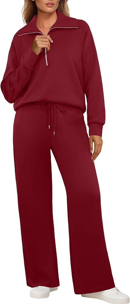 GRECERELLE Tracksuit Womens Full Set Autumn Lounge Wear Sets for Women Activewear Two Piece Outfi... | Amazon (UK)