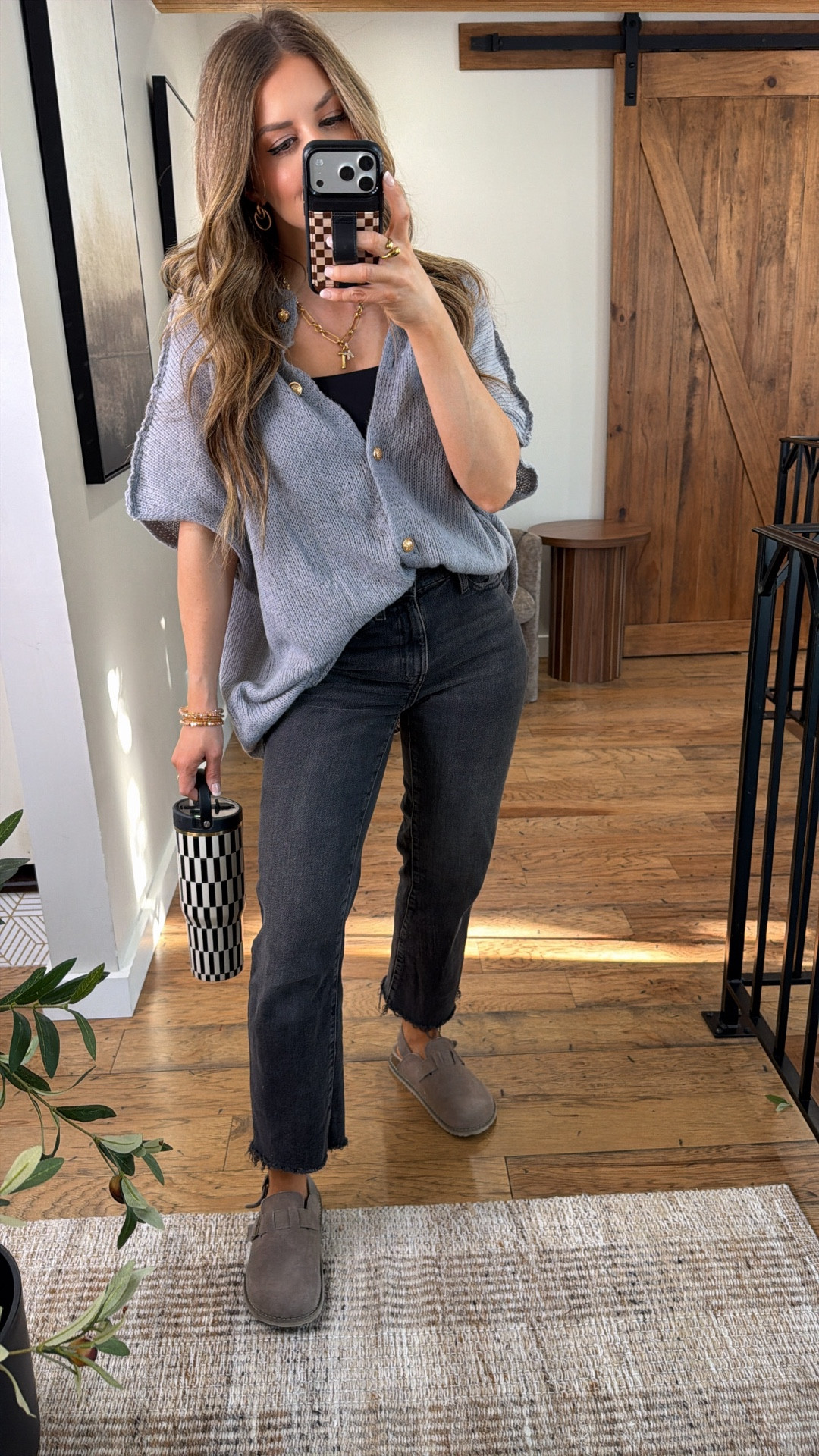 Casual Amazon Sweater. A great winter to spring piece! 
Sweater: small
Jeans: 0 ( I cut them myself for raw hem) 
Shoes: @cushionair
