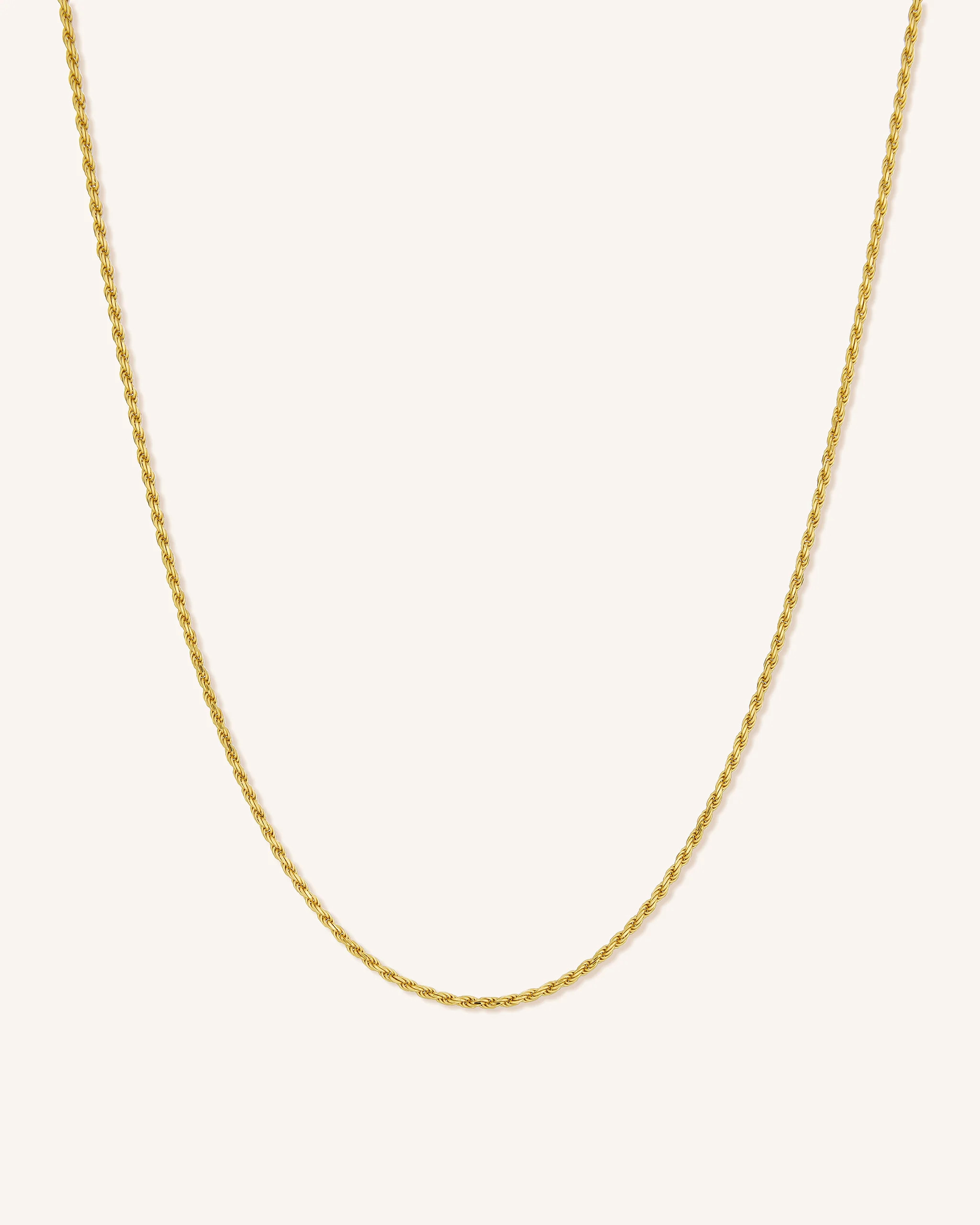 Rope Chain Necklace | PEACHMIND
