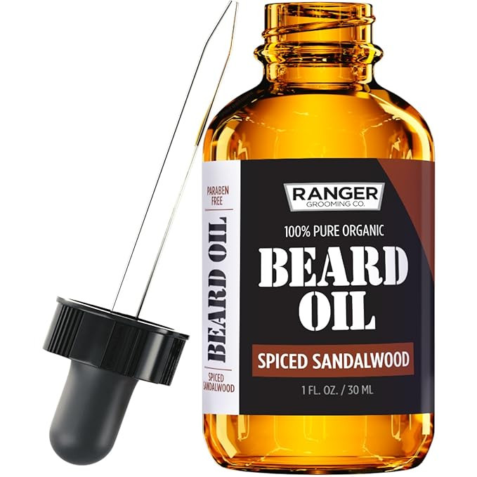 Leven Rose Spiced Sandalwood Beard Oil & Leave In Conditioner by Ranger Grooming Co, 100% Pure Na... | Amazon (US)