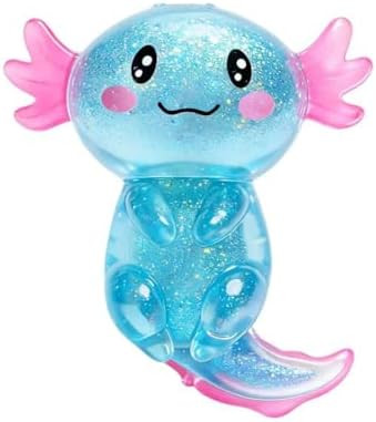 Glitter Axolotls Squishies Toy, Stretchy Axolotls Stress Ball, Soft Squeeze Sensory Fidget Toys f... | Amazon (US)
