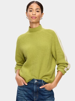 SoSoft Sport Mock-Neck Shaker Sweater | Old Navy (US)