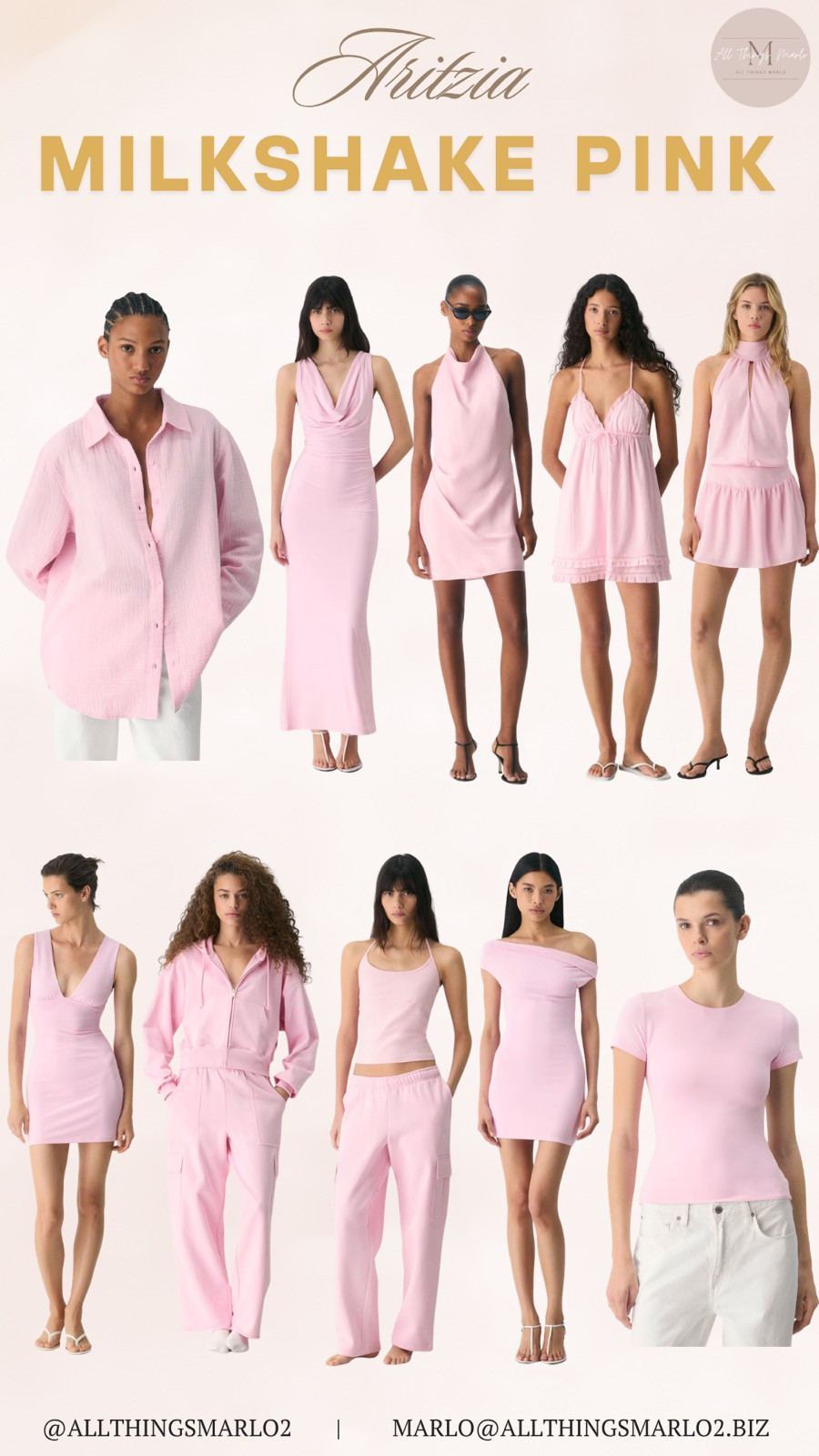 Aritzia Milkshake pink 

 #LTKSeasonal #LTKWorkwear #LTKTravel