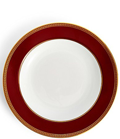 Wedgwood Renaissance Red Collection Rim Soup Plate 8.9 - Red | Dillard's