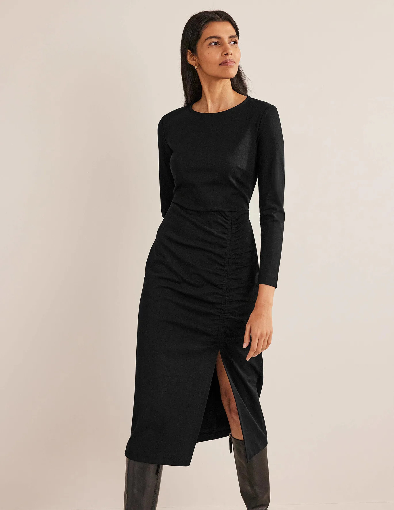 Ruched Side Jersey Dress | Boden (US)