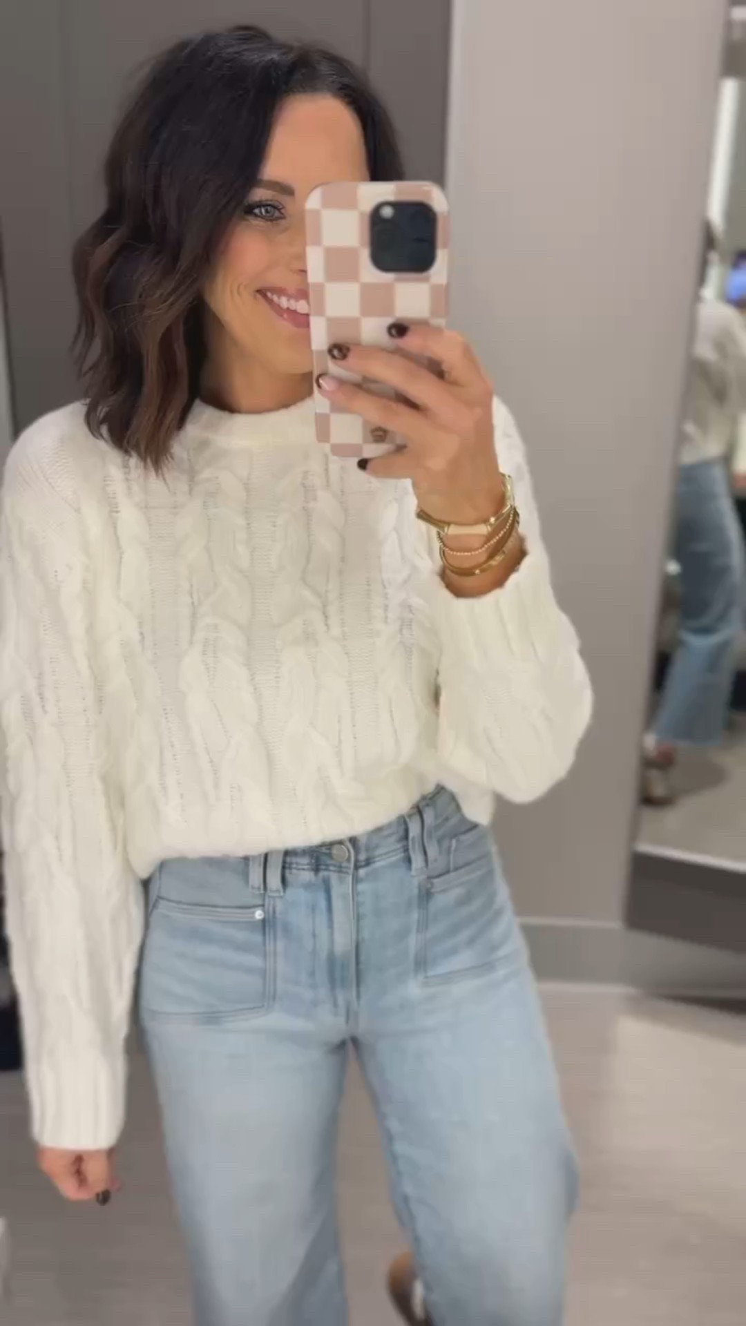 Effortless and casual winter outfit inspo all from Target! Aprilwilks VintagePickin target casual l outfit inspo women’s fashion finds target winter fashion finds off white knit sweater women’s knit sweater 

#LTKSaleAlert #LTKSeasonal #LTKHoliday