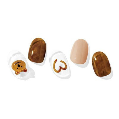 Ohora Gel Nail Art Gem Line - Caramel Bear - 30ct | Target