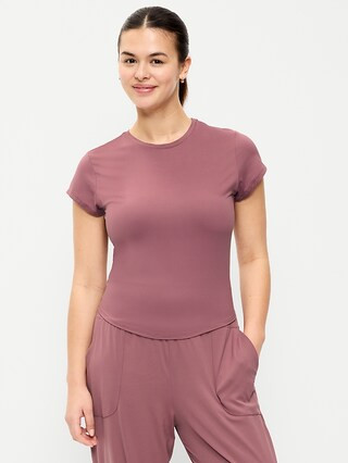 StudioSmooth Short-Sleeve Base Layer Top | Old Navy (CA)