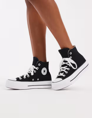 Converse Chuck Taylor - All Star Lift - Hoge sneakers met plateauzool in zwart | ASOS (Global)