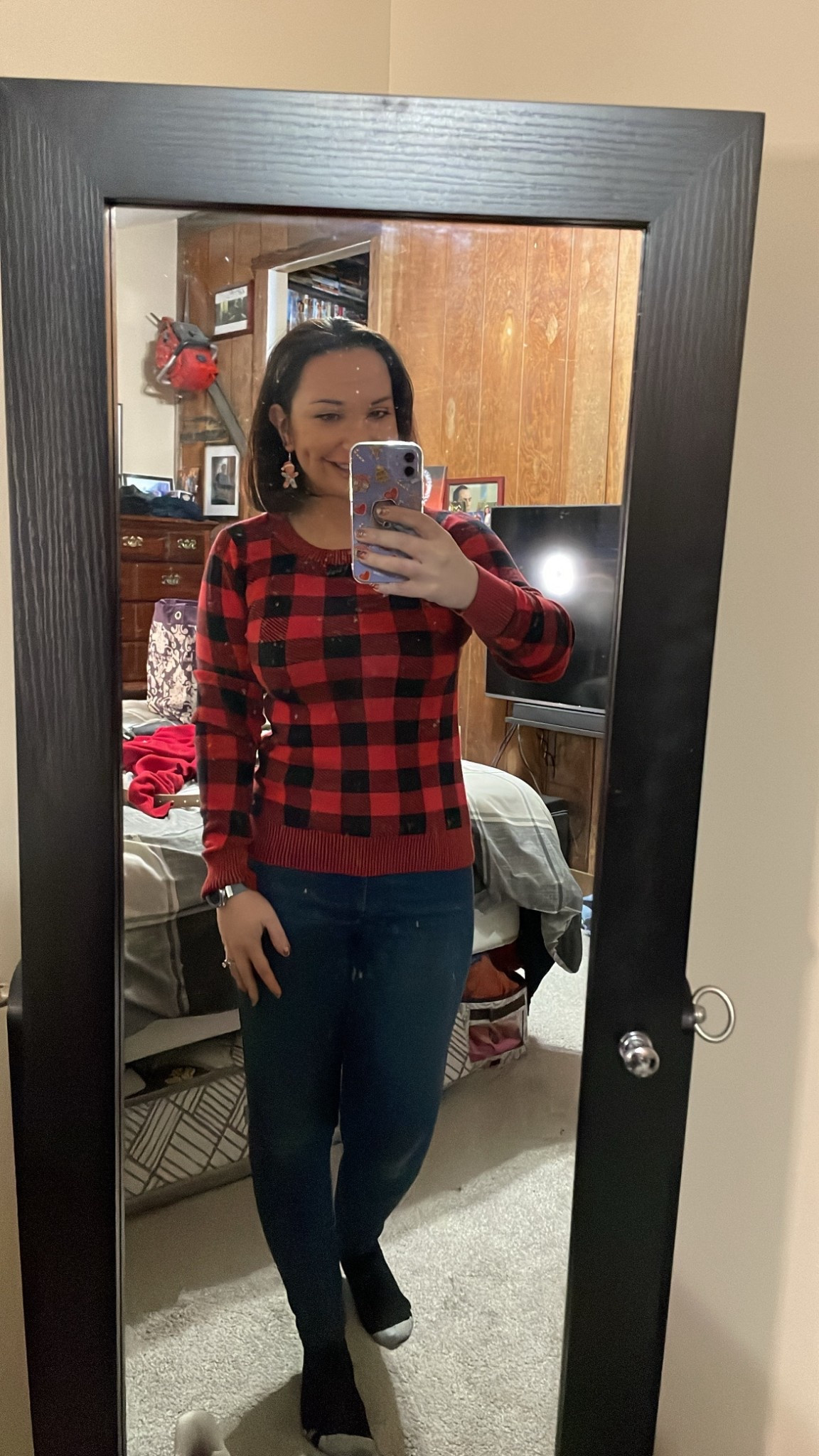 New poshmark listing - size small - express plaid sweater 

#LTKFindsUnder50 #LTKHoliday #LTKPetite