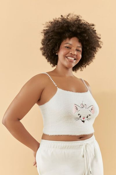 Plus Size Disney Marie Cropped Cami | Forever 21 | Forever 21 (US)