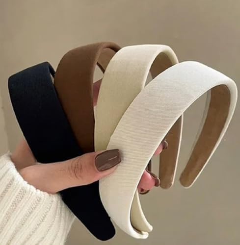 Huachi Headbands for Women Non Slip Trendy Headbands for Women’s Hair 1 inch Wide Cute Headband... | Amazon (US)