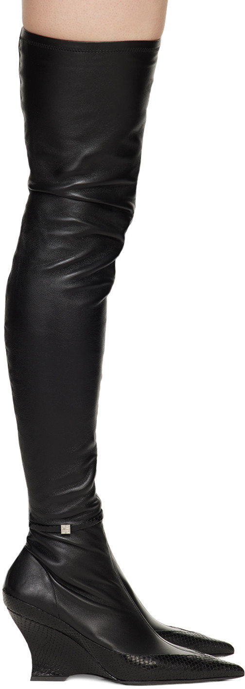 Givenchy Black Raven Boots | SSENSE