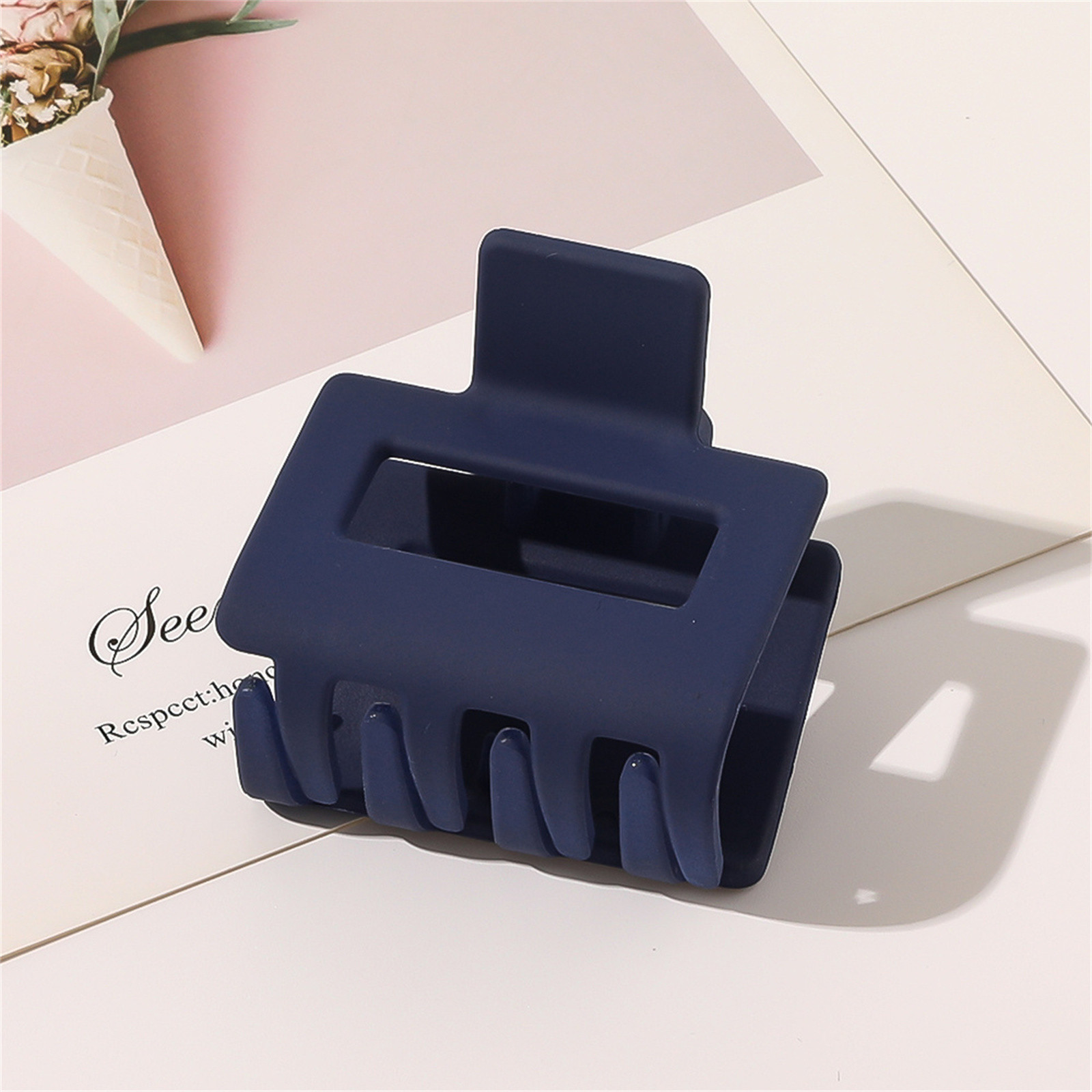 Clearance Luxury Beauty Zougou 5Cm Small Claw Clips Matte Big Hair Claw Clips Non-Slip Hair Clips... | Walmart (US)