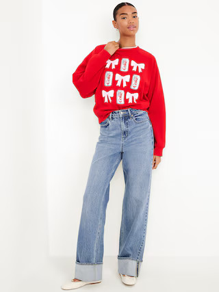 Diet Coke® Oversized Raglan Sweatshirt | Old Navy (US)