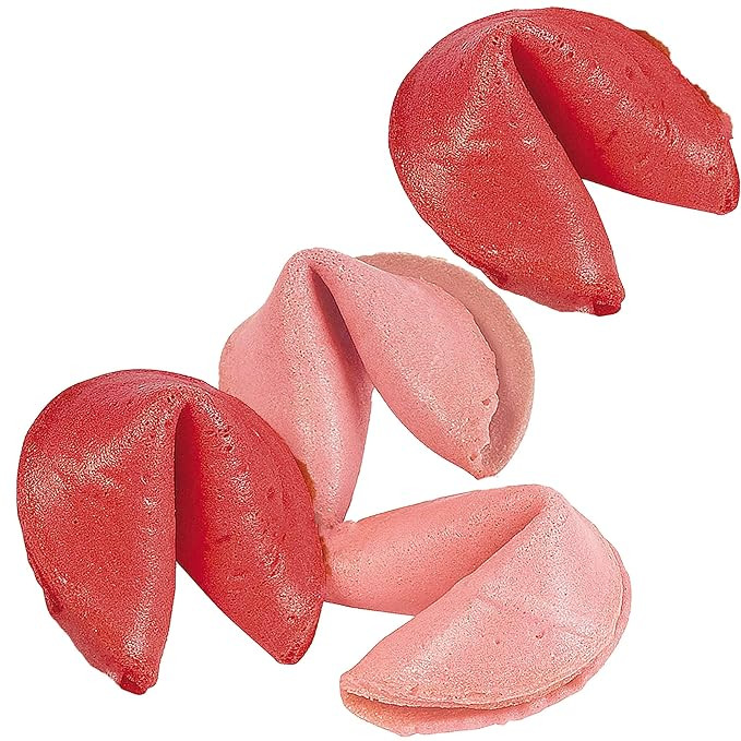 Valentine Fortune Cookies (50 Pcs) Individually Wrapped - Valentines Day Treats Non Candy for Kid... | Amazon (US)