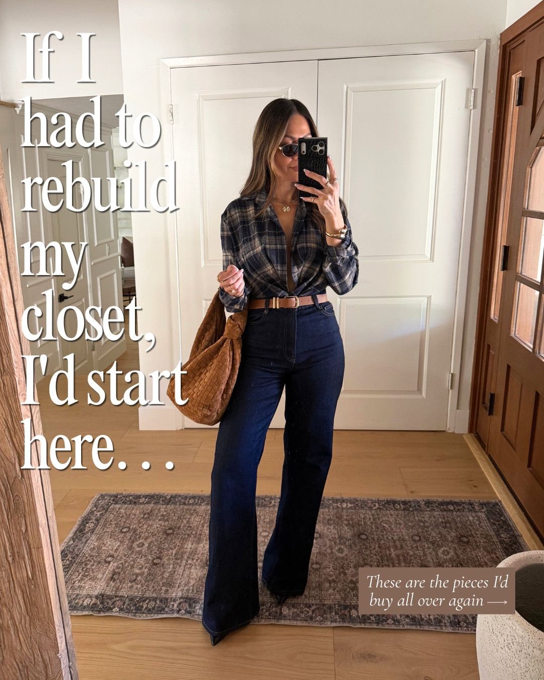 If I had to rebuild my wardrobe from scratch, these are the pieces I’d buy all over again! 🤎 Timeless staples that never go out of style, are easy to mix and match, and make getting dressed so much easier. From great denim to tailored blazers and everyday basics, these are the pieces I believe every closet needs!