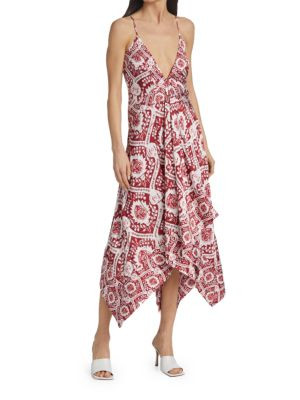 Amur Krista Charmeuse Scarf Dress on SALE | Saks OFF 5TH | Saks Fifth Avenue OFF 5TH