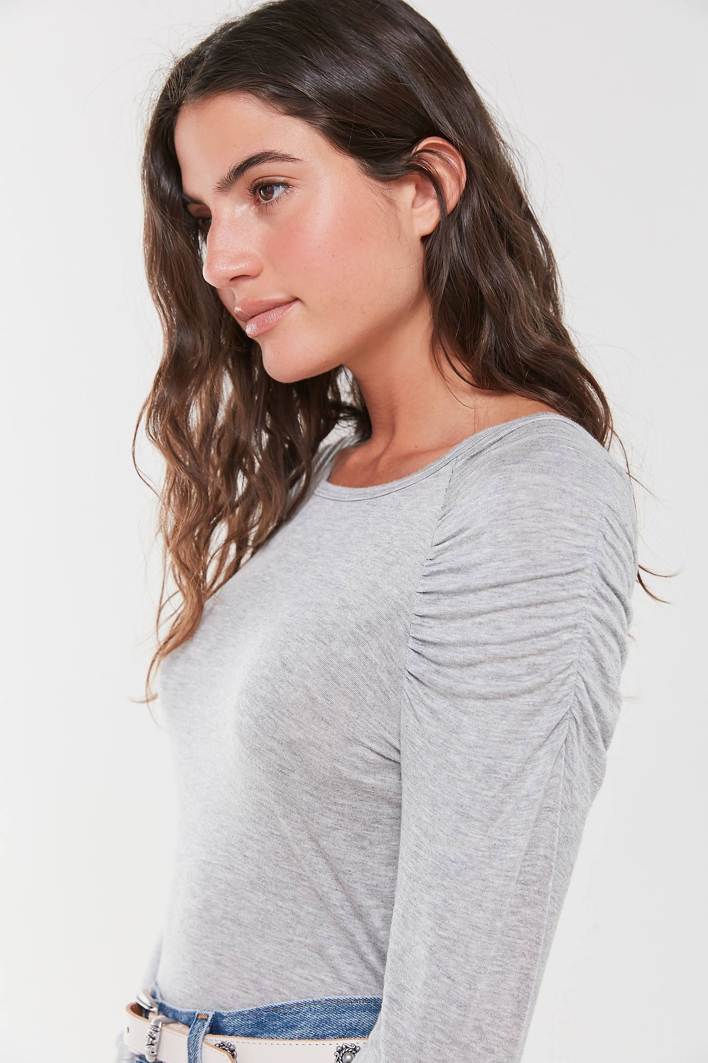 Truly Madly Deeply Ruched Raglan Top | Urban Outfitters (US and RoW)