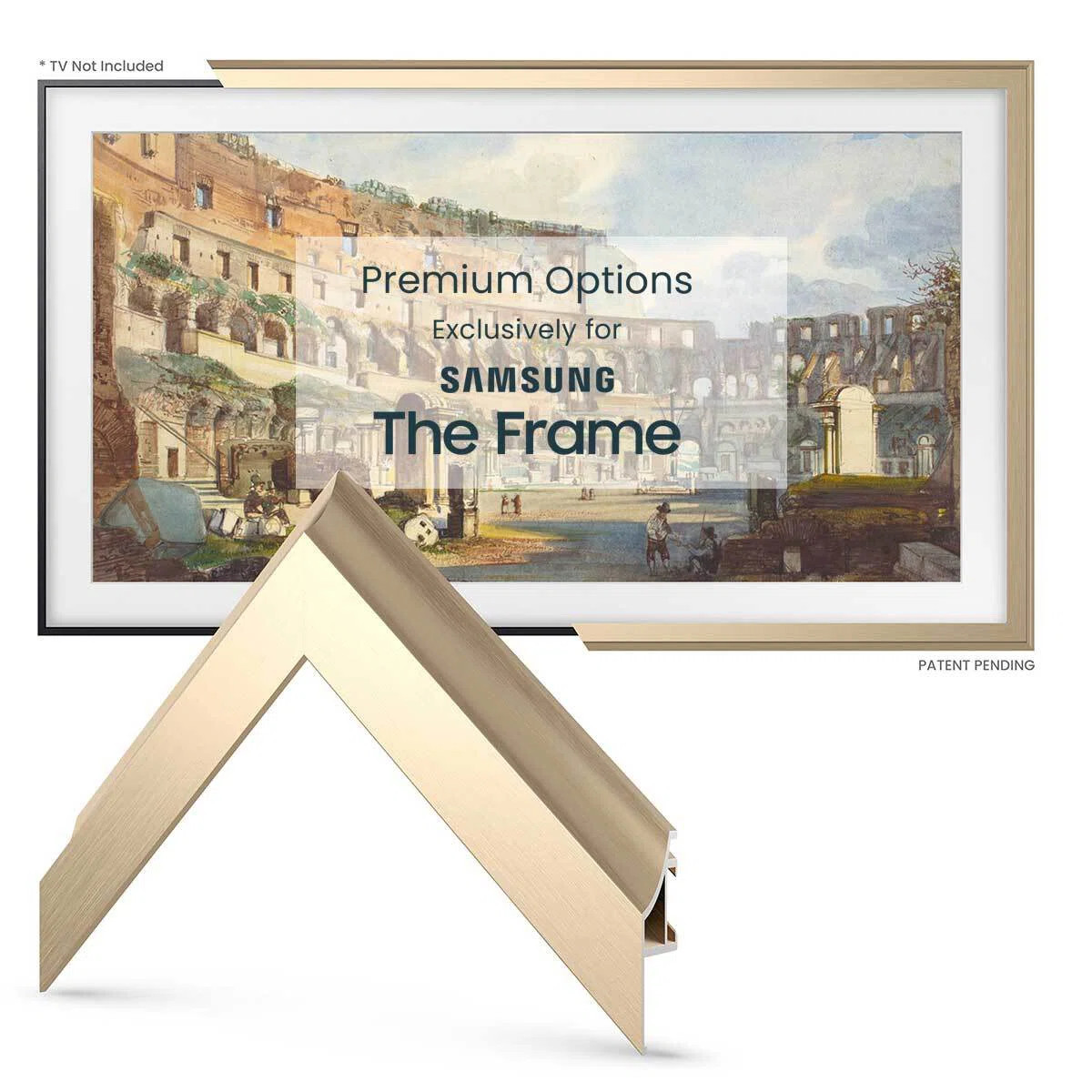 Deco TV Frames Alloy Scoop Deco TV Frame for Samsung Frame TV & Reviews | Wayfair | Wayfair North America