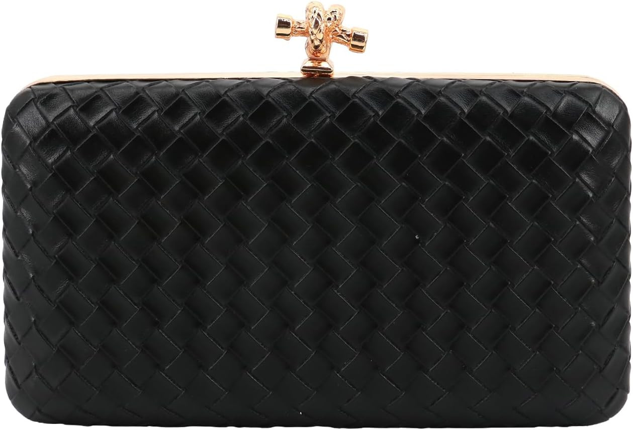 Women Clutch Purse with Chain- Elegant Evening Bag | Amazon (US)