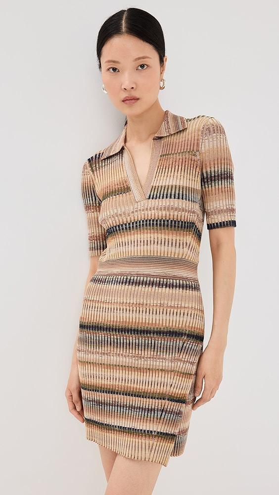 SIMKHAI Solana Polo Mini Dress | Shopbop | Shopbop
