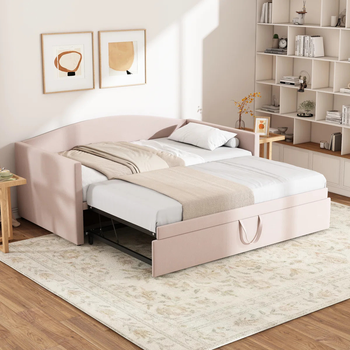 Upholstered Daybed With Pop Up Trundle | Wayfair North America
