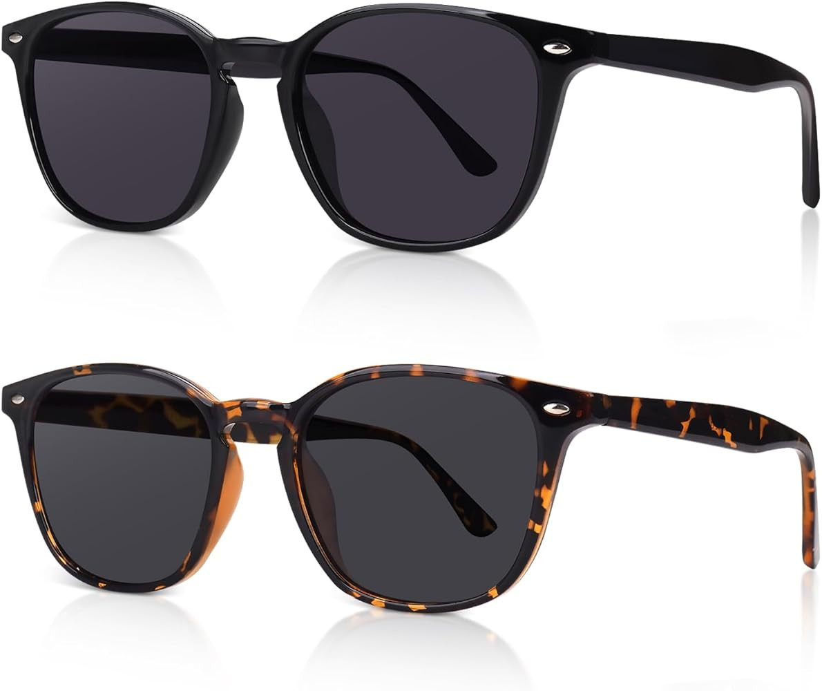 DrRelax Retro Sunglasses Womens Trendy Round Polarized Shades Sun Glasses | Amazon (US)