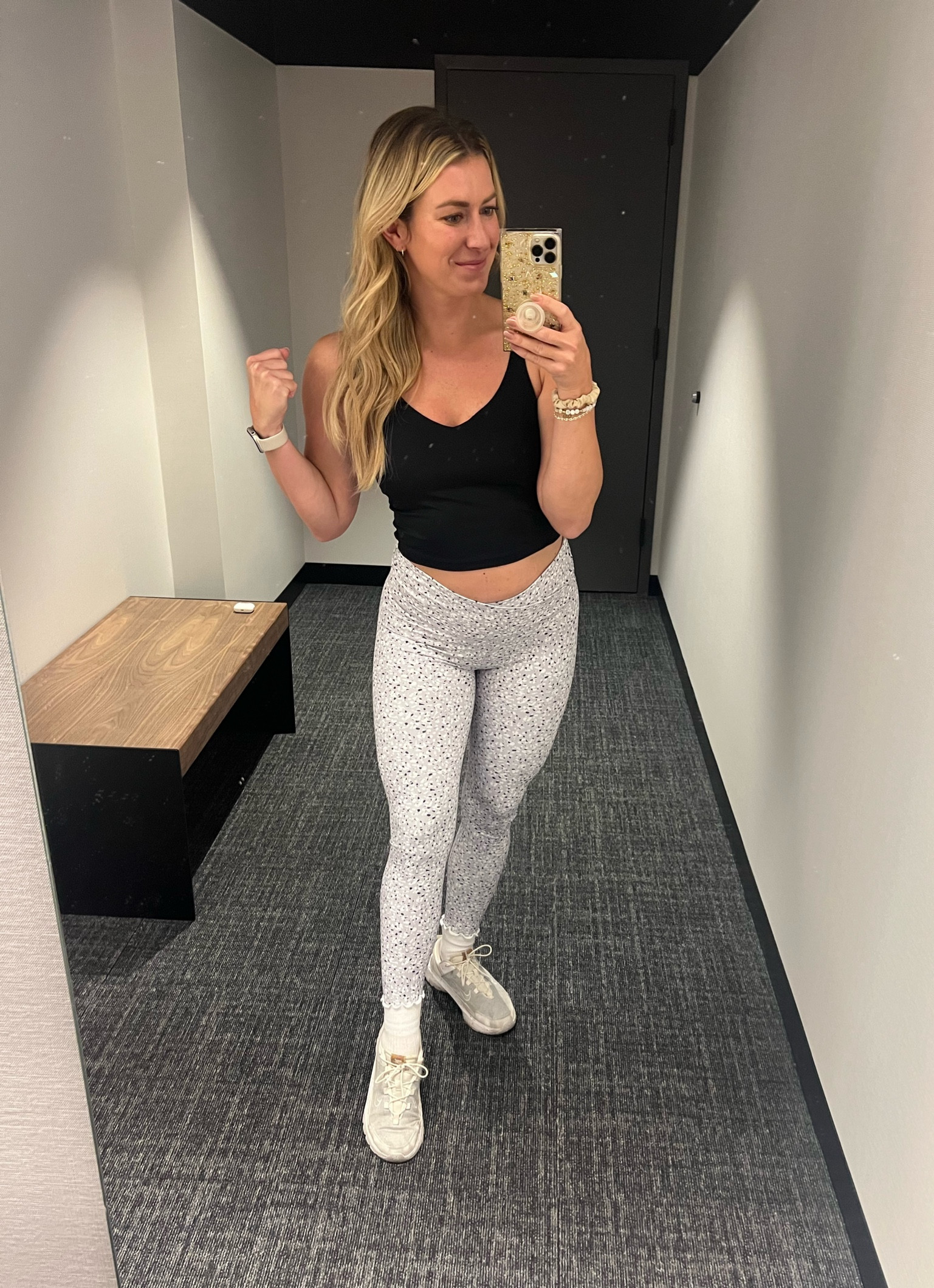 Crossover leggings from Amazon size S
Lululemon align tank lookalike from Amazon size M
Ruffle socks 

#LTKfitness #LTKxPrime #LTKfindsunder50