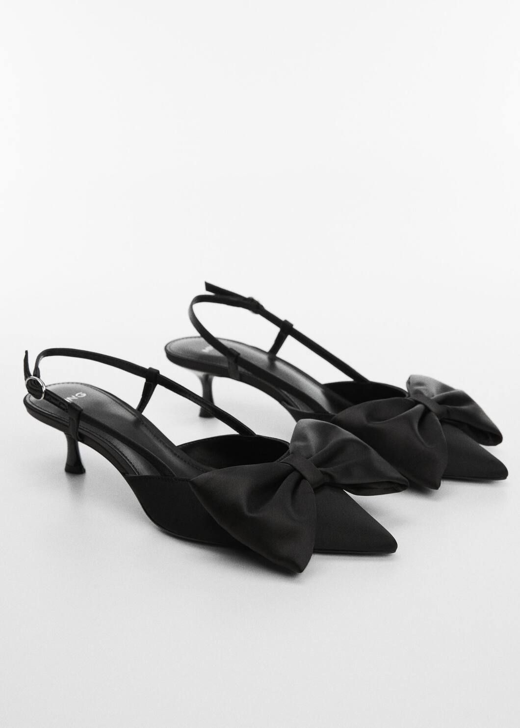 Bow-heeled shoes -  Women | Mango United Kingdom | MANGO (UK)