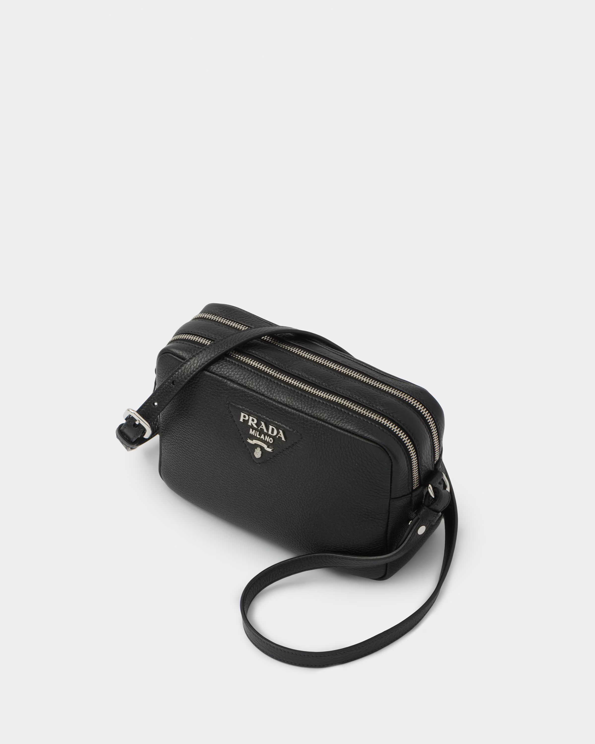 Medium leather bag | Prada US