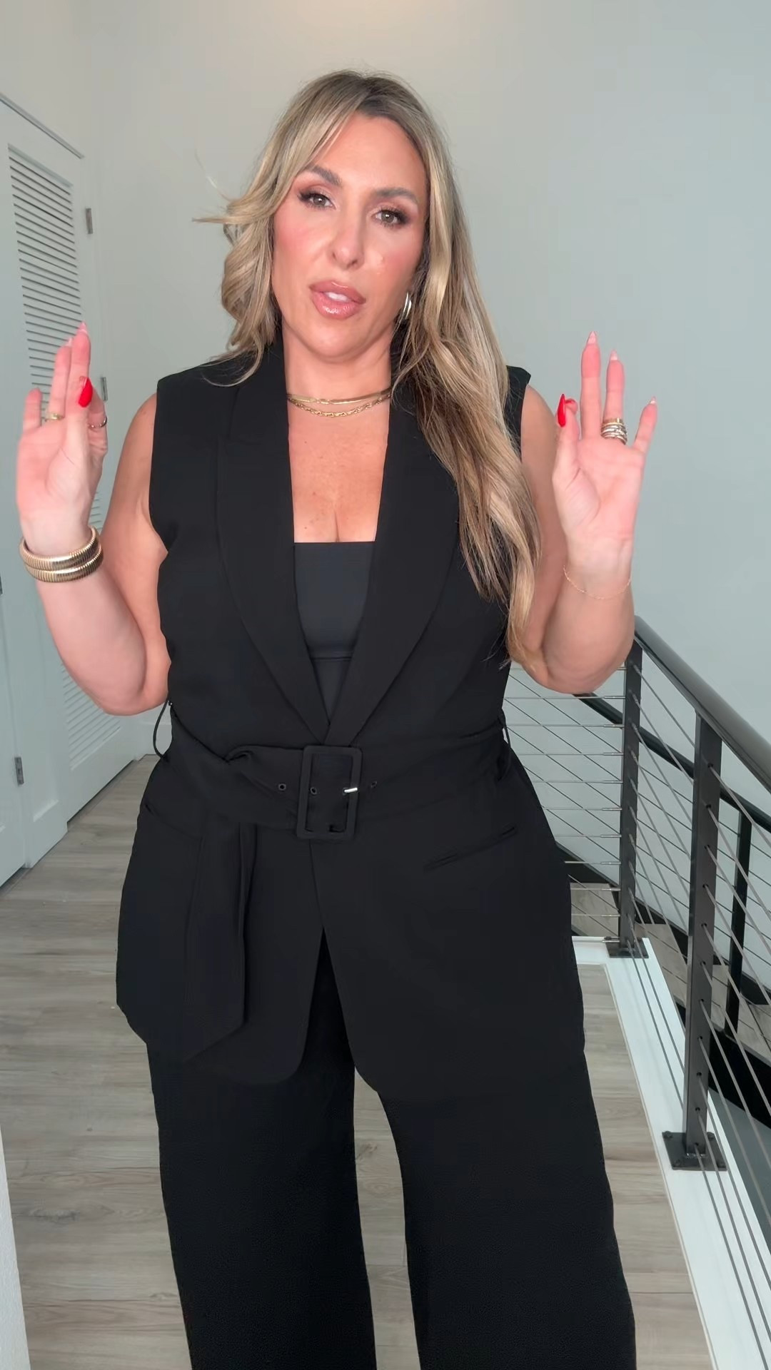 Midsize Desk to Dinner Look

vest size XL ( needed a L) 
pants 14R (stretchy waist $ I always size up in trousers. The reg length fit good with 2 inch heels) 

Jeans 12L (amazing fit not a lot of stretch but fits curves very well has give) #DressToExpress #ExpressPartner


#LTKStyleTip #LTKMidsize #LTKSaleAlert