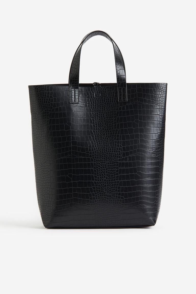 Crocodile-patterned Shopper | H&M (US + CA)