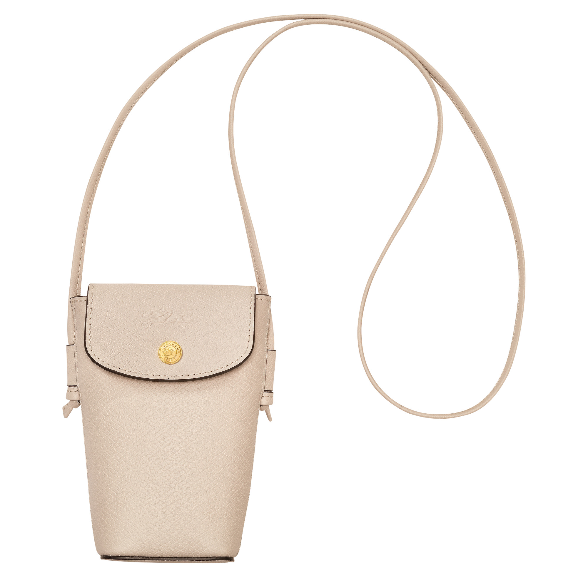 Épure Phone case with leather lace Paper - Leather | Longchamp US | Longchamp