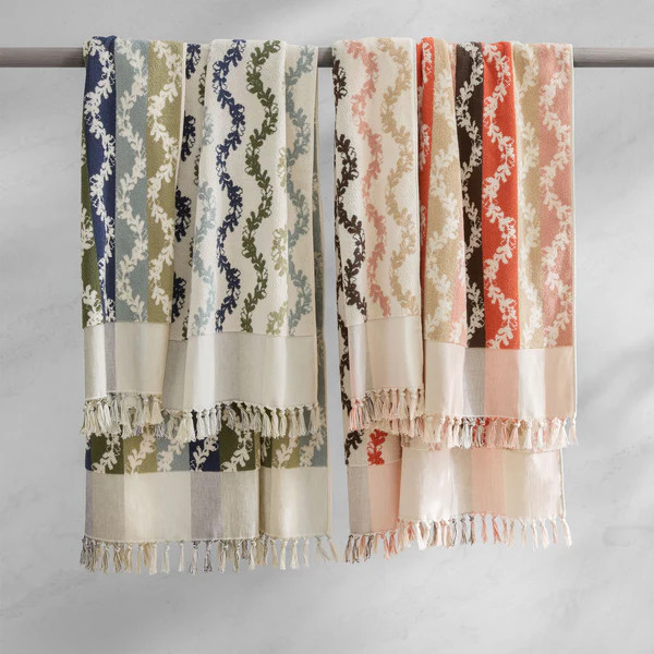 Sanibel Reversible Beach Towels | Kassatex
