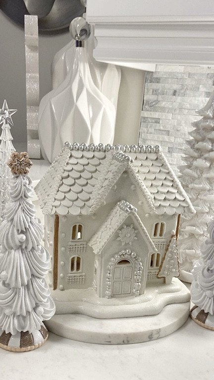 #ChristmasDecor #WhiteChristmasVillageHouse #GingerBreadHouse 

#LTKholiday #LTKwinter #LTKhome