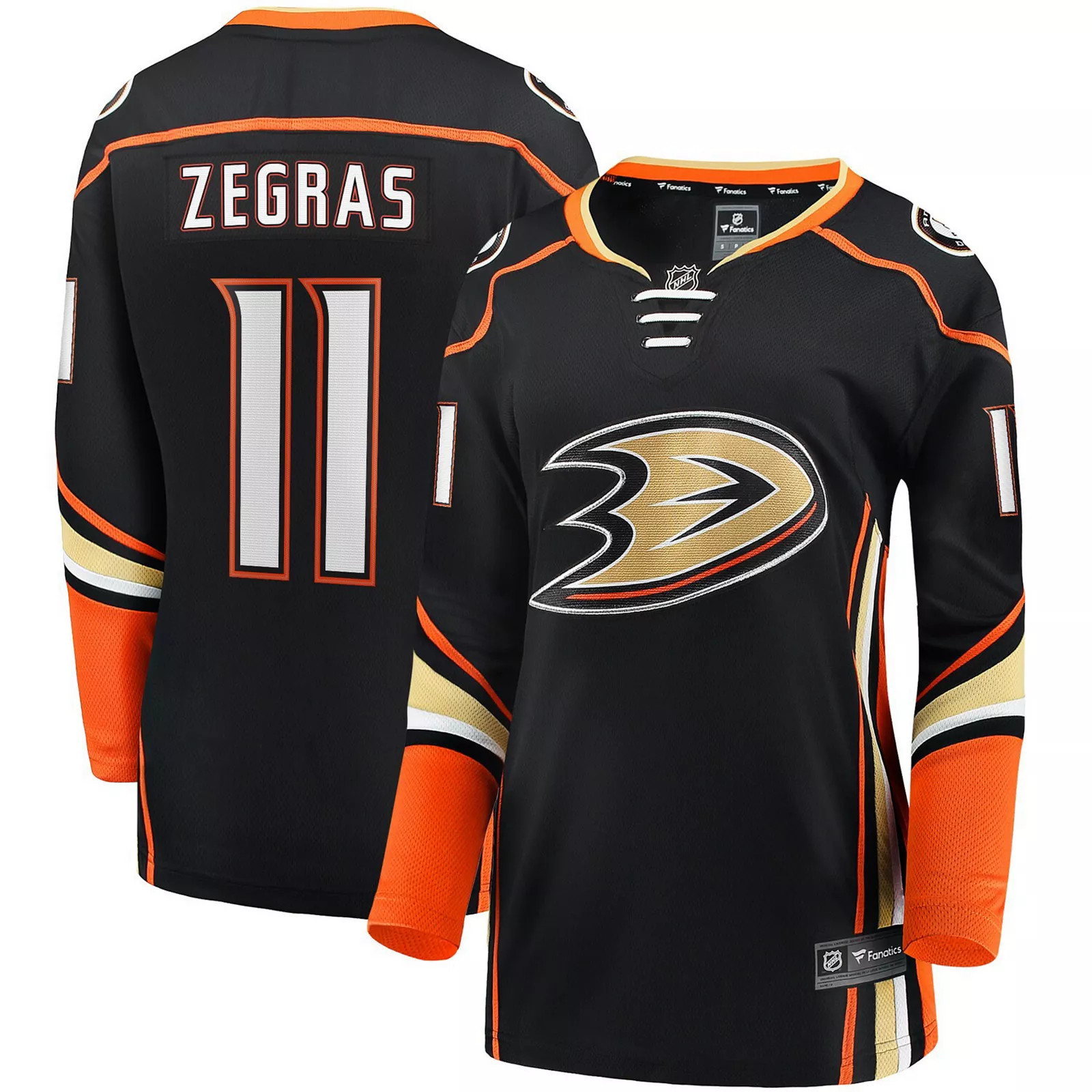 Women's Fanatics Branded Trevor Zegras Black Anaheim Ducks Home Breakaway Player Jersey, Size: Medium, Dks Black | Kohl's